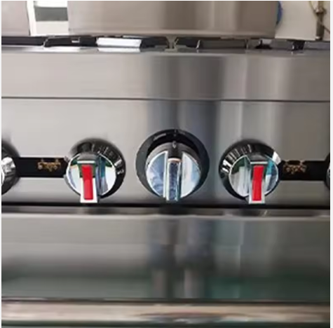 Cuisinière à gaz CAEL RGR60-G24 – 6 feux, plaque 24" et four