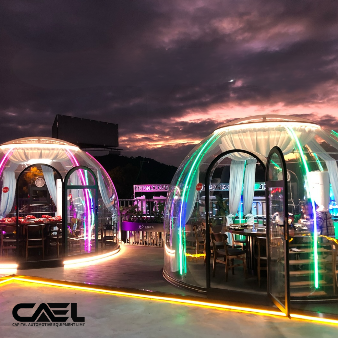 CAEL RCS Transparent Dome Restaurant Pod – 2.8 to 4.2 m Diameter