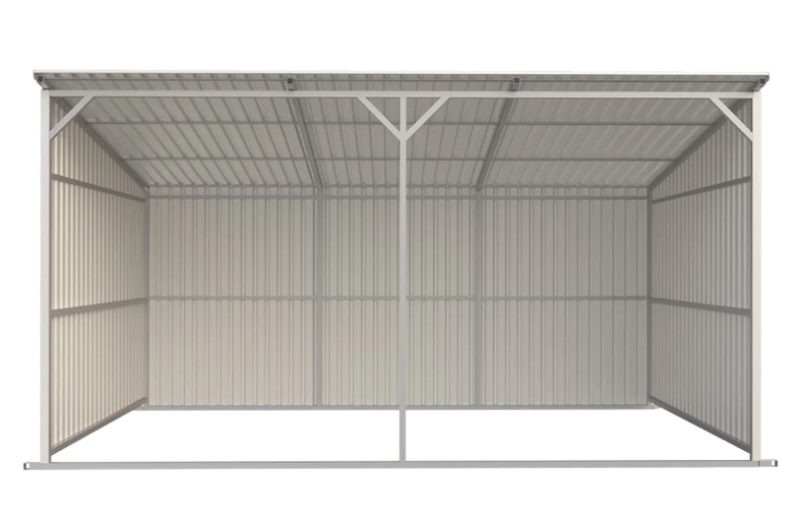 CAEL Verzinkter Weideunterstand 19′ x 12′ x 10′ – 16-GA-Rahmen