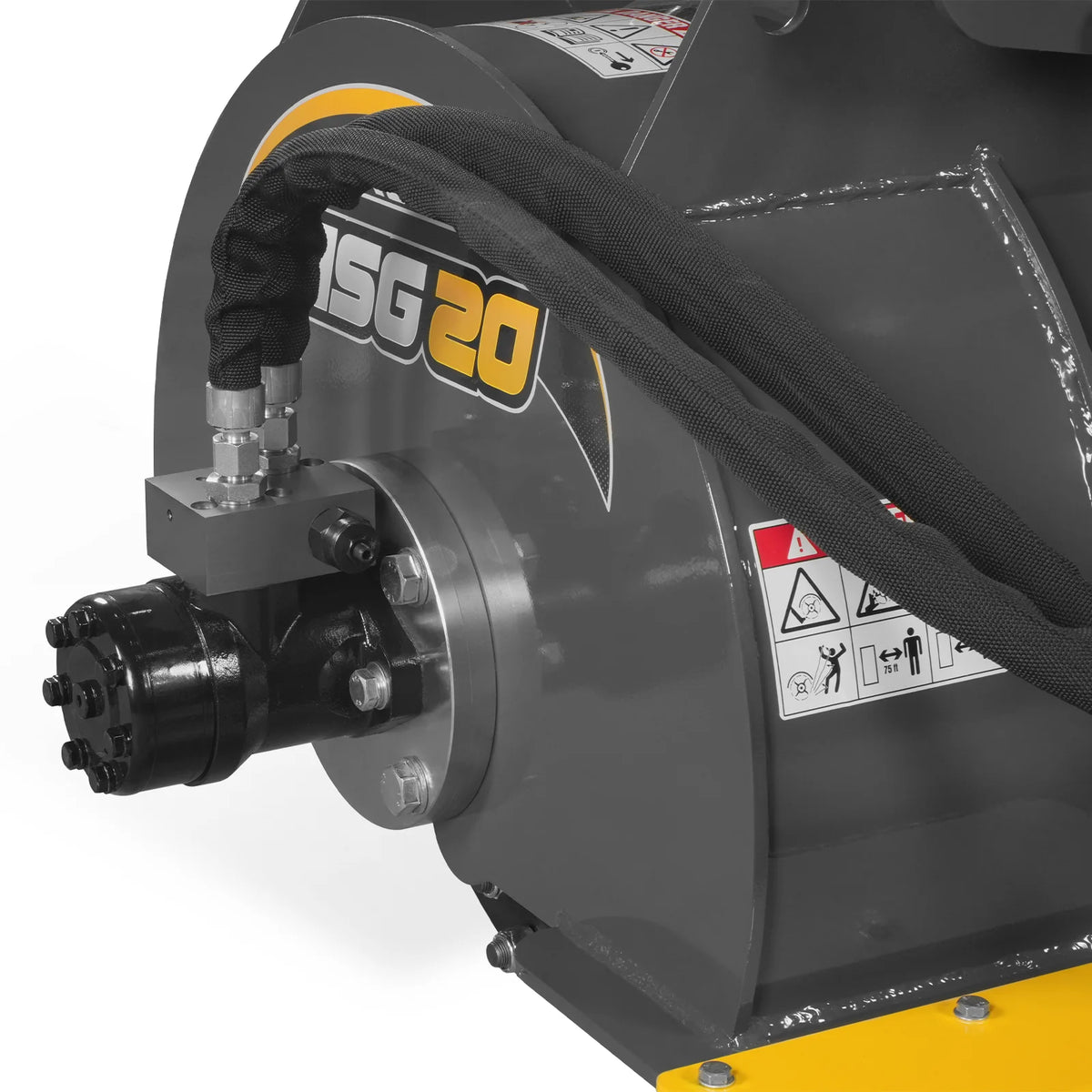 20'' Flywheel Diameter Mini Skid Steer Stump Grinder with 24 Carbide Teeth, MSG20 - view 5