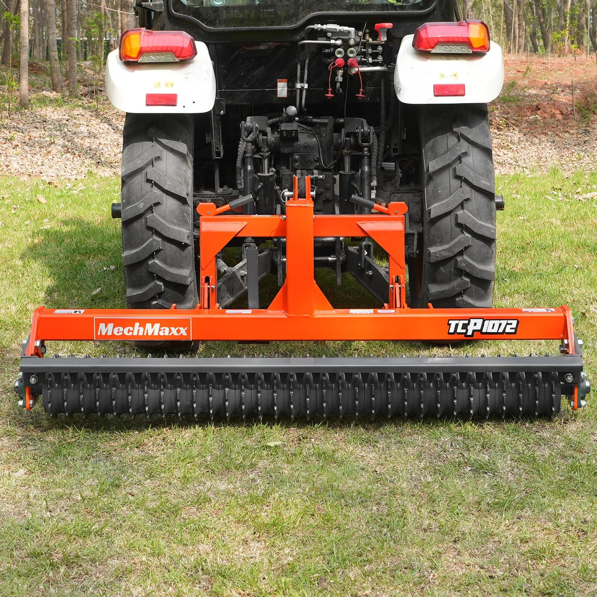 72" Cultipacker with 32 Ductile Iron Wheels, Scraper Bar Included, Category 1 and 2, 3 Point Hitch Tractor Att - view 11