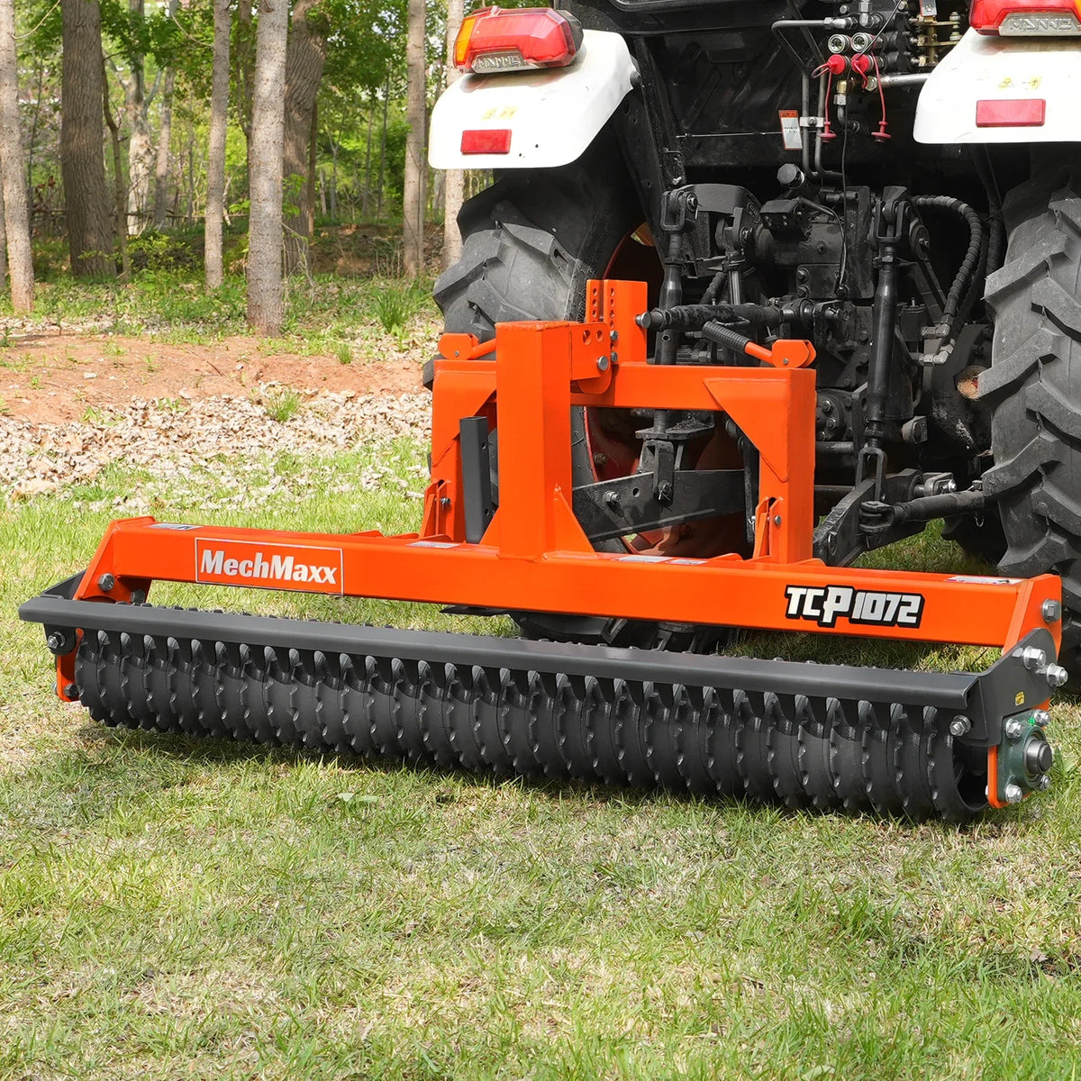 72" Cultipacker with 32 Ductile Iron Wheels, Scraper Bar Included, Category 1 and 2, 3 Point Hitch Tractor Att - view 12