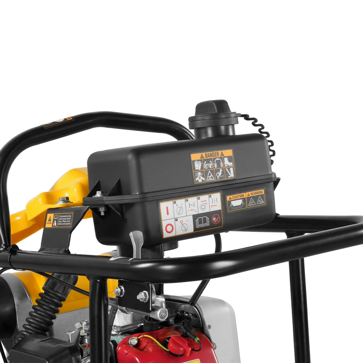Honda GX100 Tamping Rammer with Wheel Kit, 2250 lb Impact Force Jumping Jack Tamper Compactor for Soil, Gravel - view 16