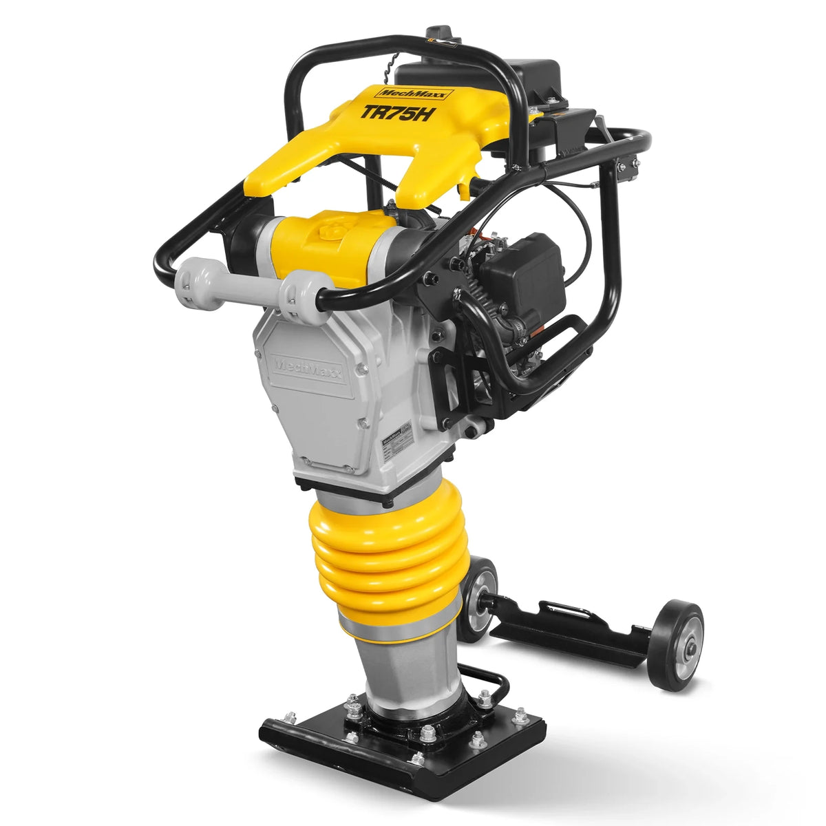 Honda GXR120 Tamping Rammer with Wheel Kit, 3150 lb Impact Force Jumping Jack Tamper Compactor for Soil, Grave