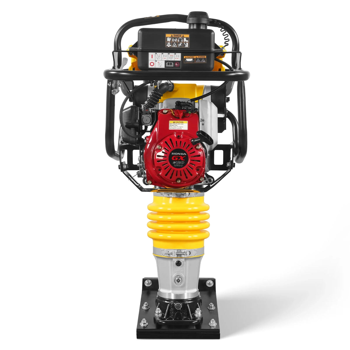 Honda GXR120 Tamping Rammer with Wheel Kit, 3150 lb Impact Force Jumping Jack Tamper Compactor for Soil, Grave - view 23