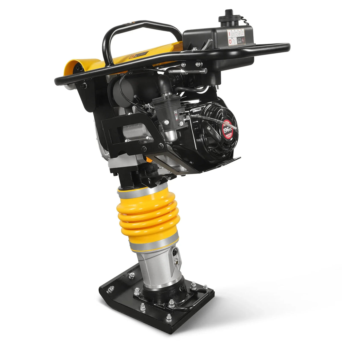 6.5 HP Tamping Rammer with Wheel Kit, 2700 lb Impact Force Jumping Jack Tamper Compactor for Soil, Gravel, Bac - view 20