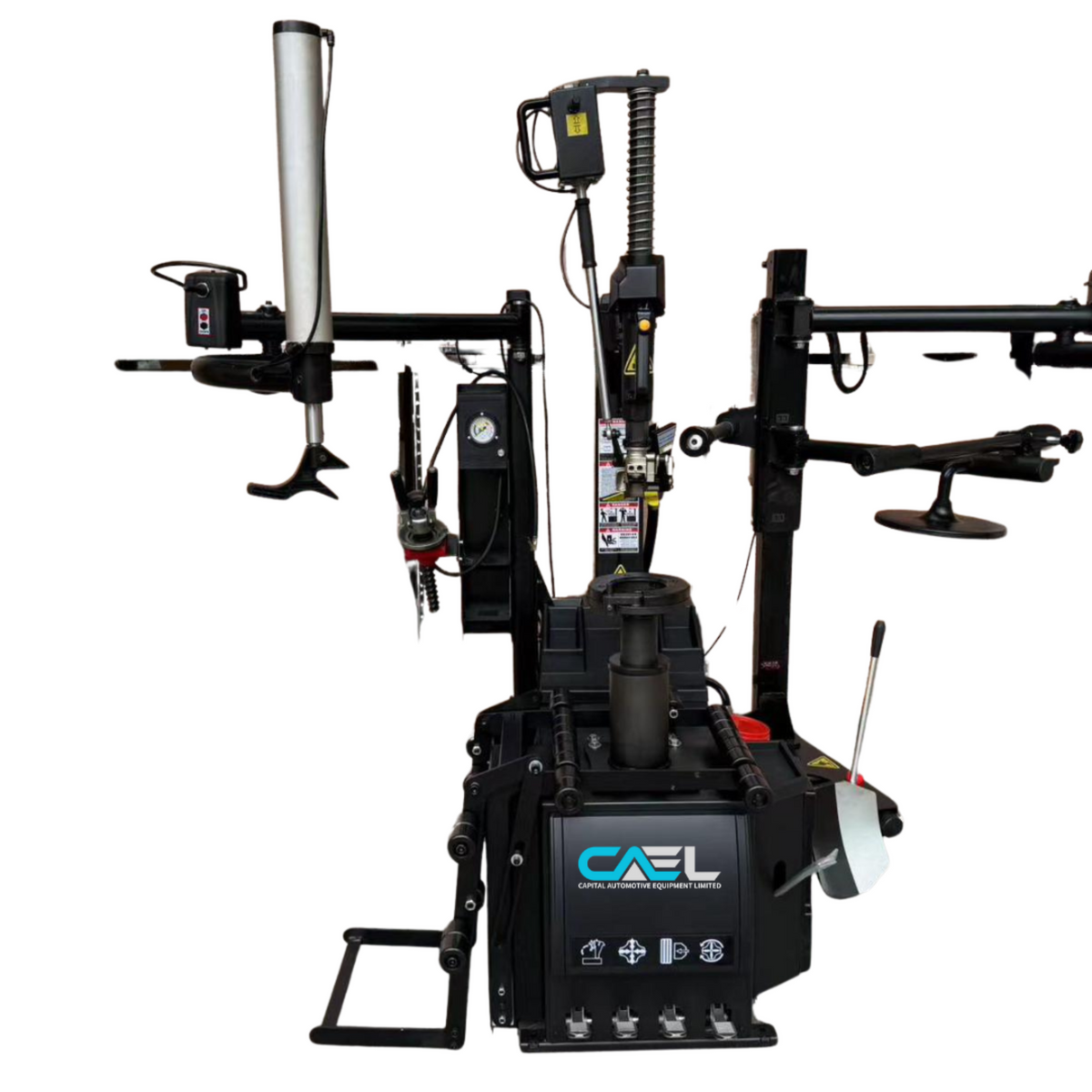 CAEL TC300 Démonte-pneus – serrage extérieur 14"–30", châssis renforcé