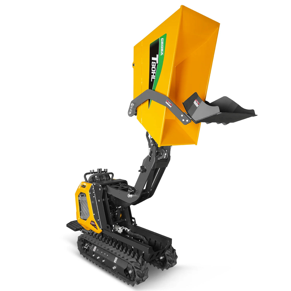 1100lb 420cc E-start Gas Engine Stand-ON Hydraulic Track Dumper Hydraulic Tipping and Lifting with Self-Loadin - view 17