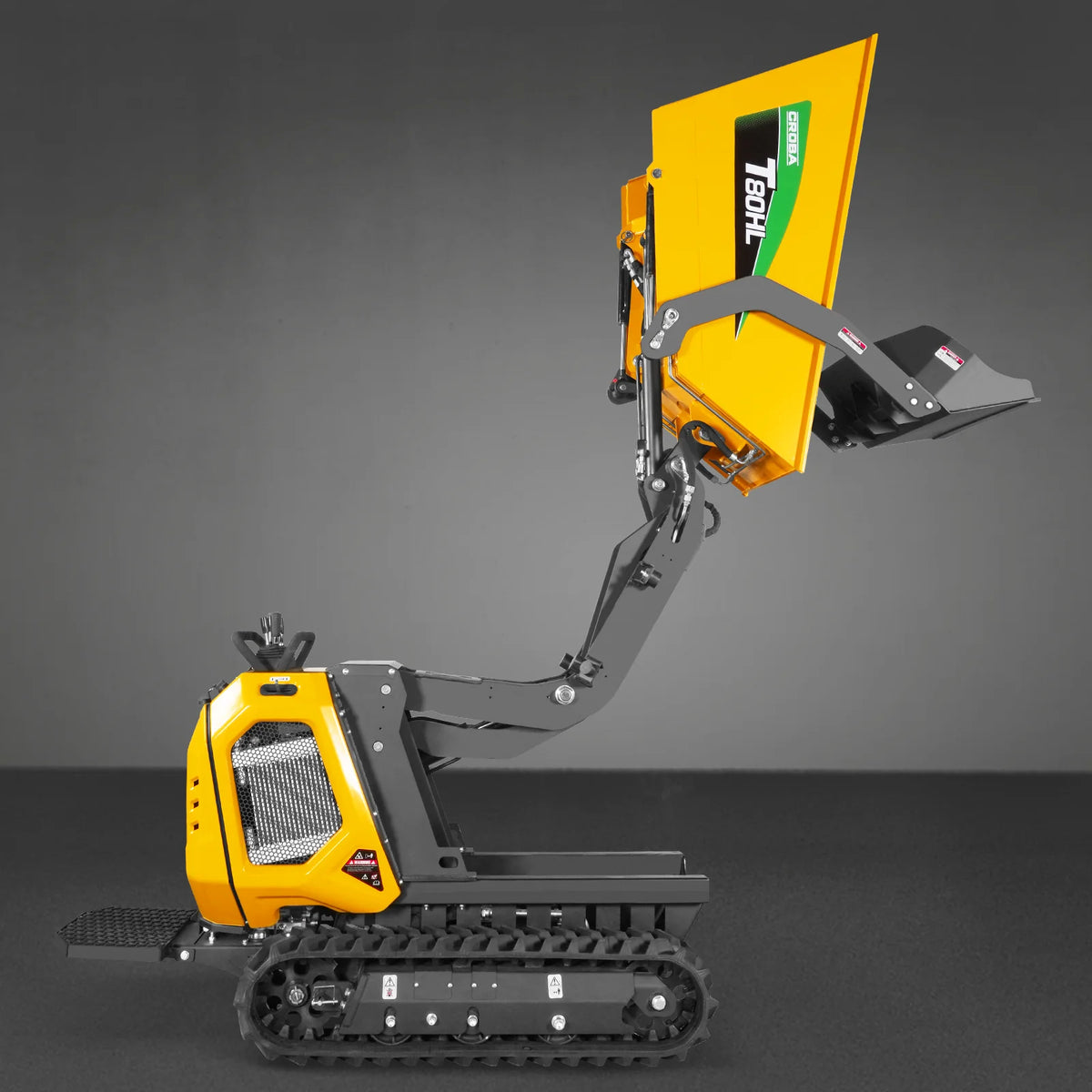 1100lb 420cc E-start Gas Engine Stand-ON Hydraulic Track Dumper Hydraulic Tipping and Lifting with Self-Loadin - view 28
