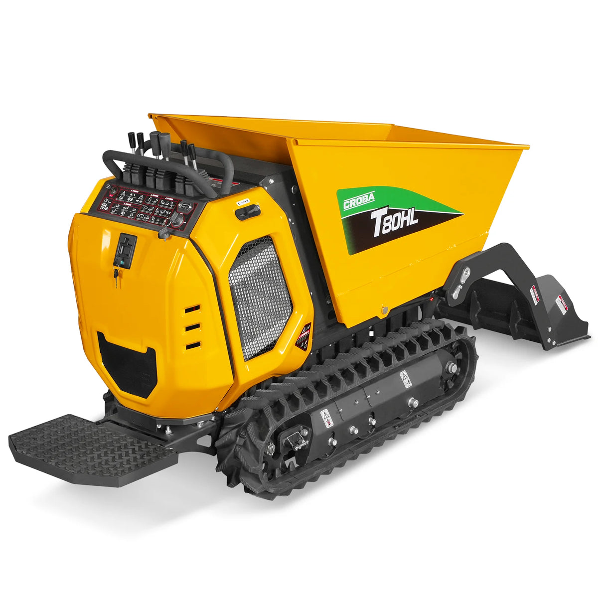 1100lb 420cc E-start Gas Engine Stand-ON Hydraulic Track Dumper Hydraulic Tipping and Lifting with Self-Loadin - view 22