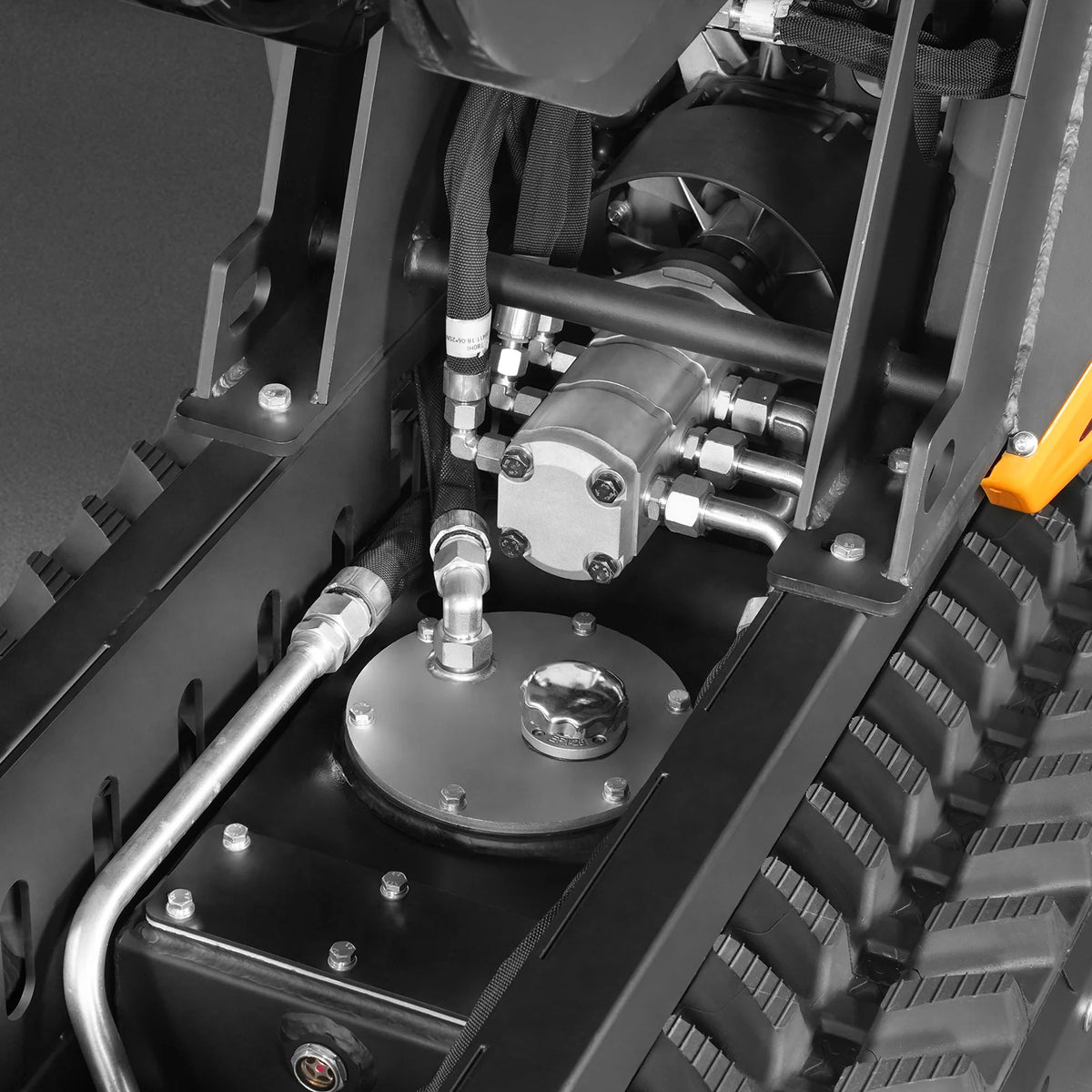 1100lb 420cc E-start Gas Engine Stand-ON Hydraulic Track Dumper Hydraulic Tipping and Lifting with Self-Loadin - view 6