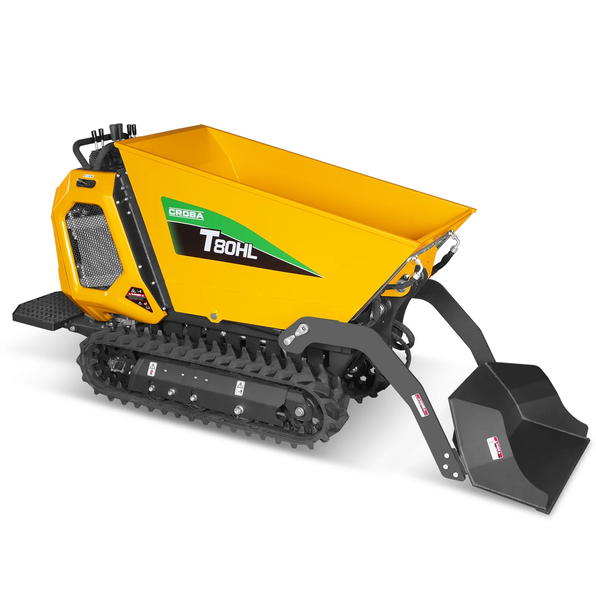 1100lb 420cc E-start Gas Engine Stand-ON Hydraulic Track Dumper Hydraulic Tipping and Lifting with Self-Loadin - view 21