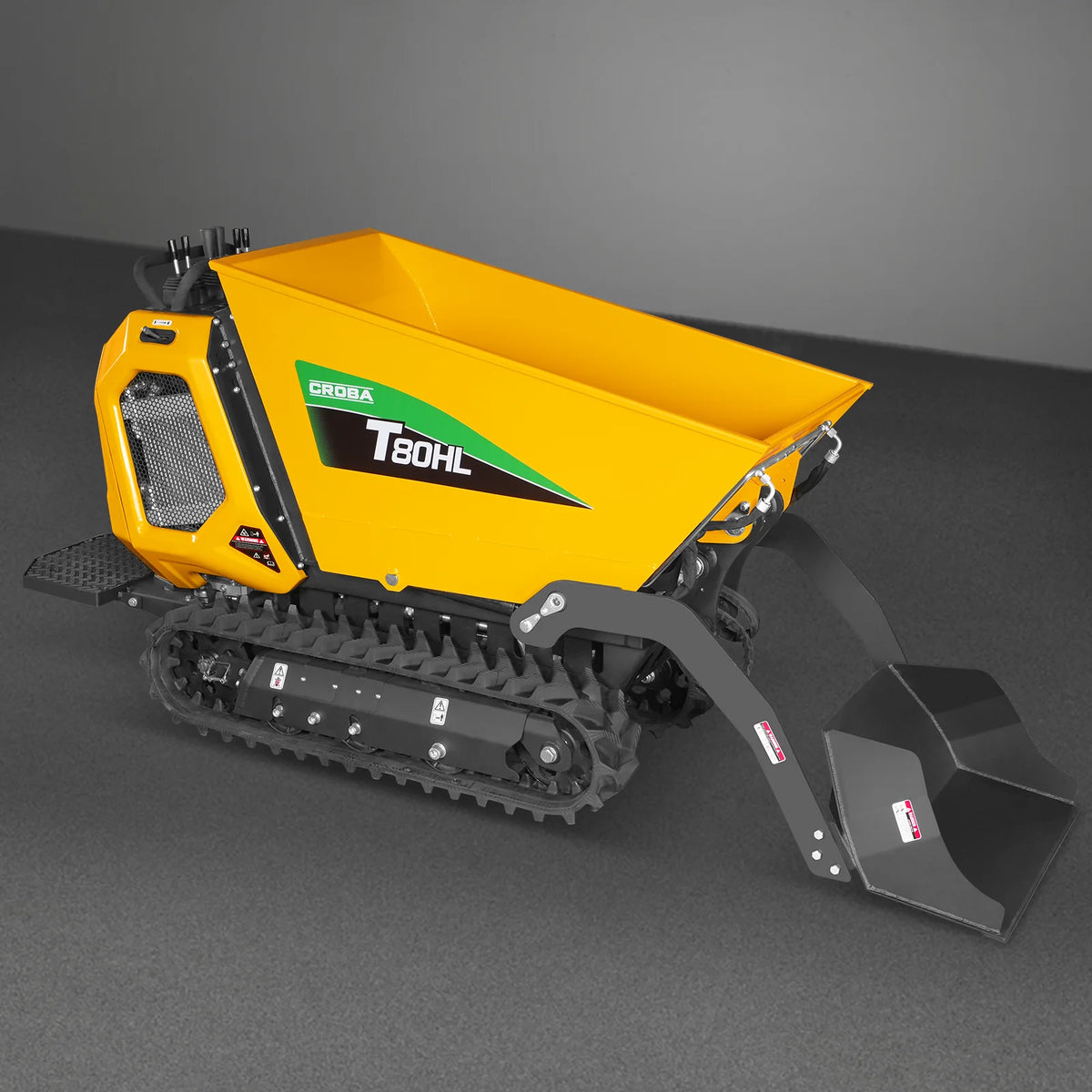 1100lb 420cc E-start Gas Engine Stand-ON Hydraulic Track Dumper Hydraulic Tipping and Lifting with Self-Loadin - view 29