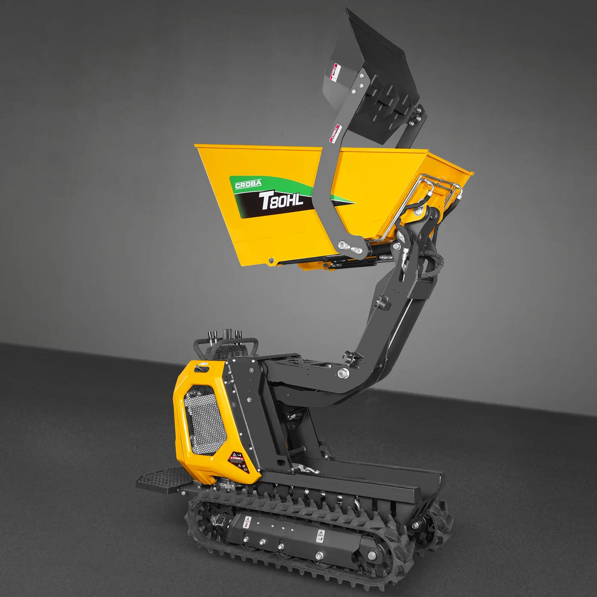 1100lb 420cc E-start Gas Engine Stand-ON Hydraulic Track Dumper Hydraulic Tipping and Lifting with Self-Loadin - view 30