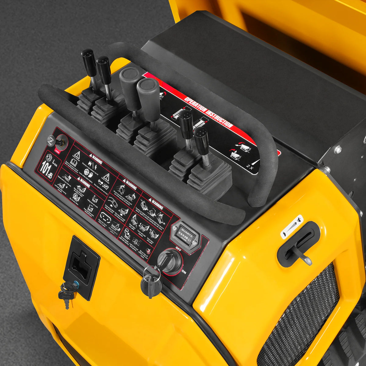 1100lb 420cc E-start Gas Engine Stand-ON Hydraulic Track Dumper Hydraulic Tipping and Lifting with Self-Loadin - view 4