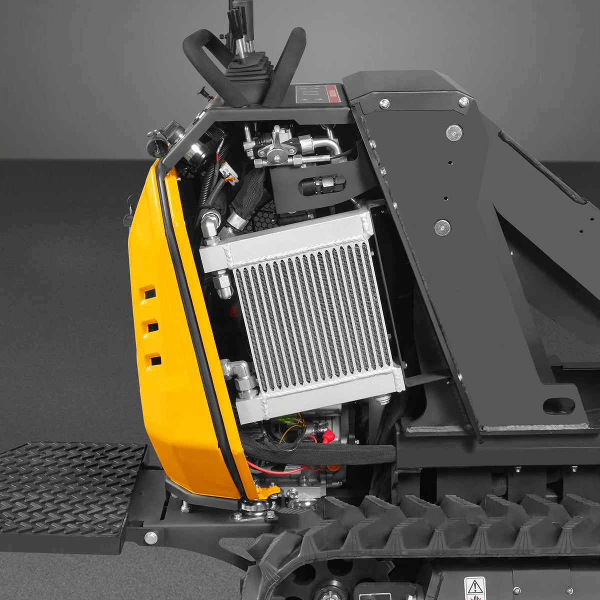 1100lb 420cc E-start Gas Engine Stand-ON Hydraulic Track Dumper Hydraulic Tipping and Lifting with Self-Loadin - view 8