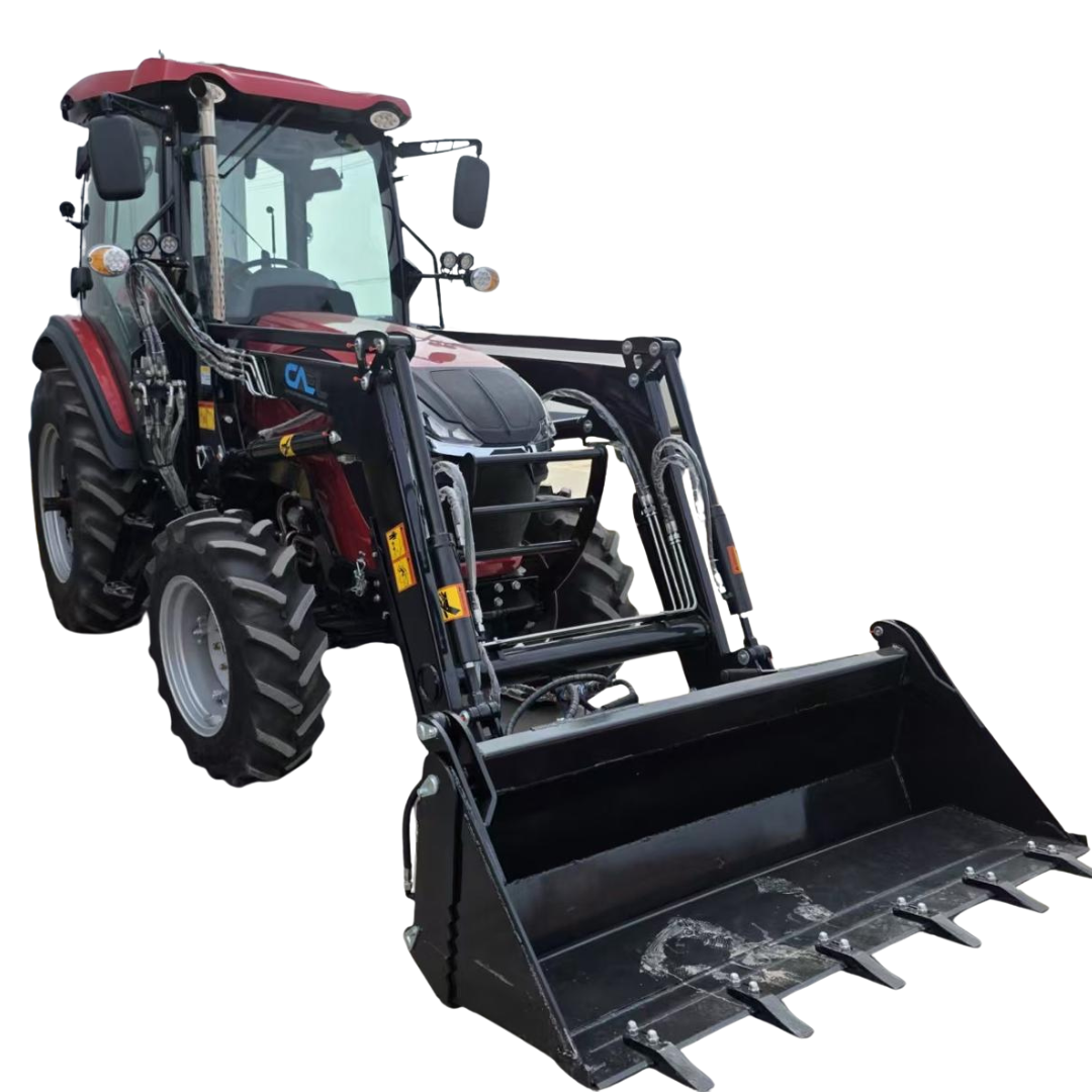 Tracteur chargeur CAEL TL-75 de 75 HP avec cabine fermée