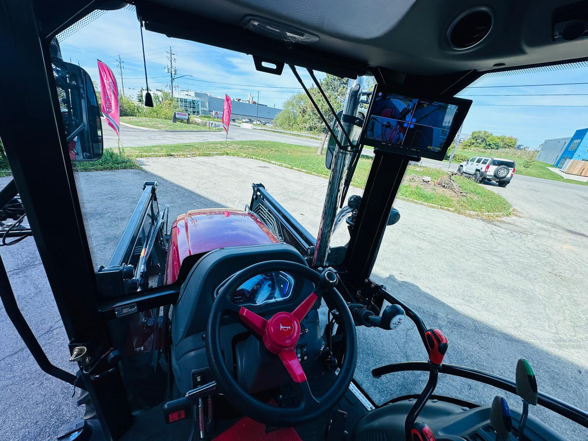 Tracteur chargeur CAEL TL-75 de 75 HP avec cabine fermée