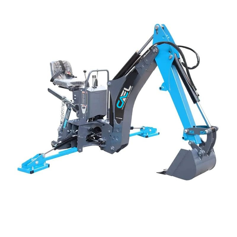 CAEL BH-9FT Schwenk-Anbaubagger 9 ft – 180° Auslegerschwenkung, 15"-Löffel