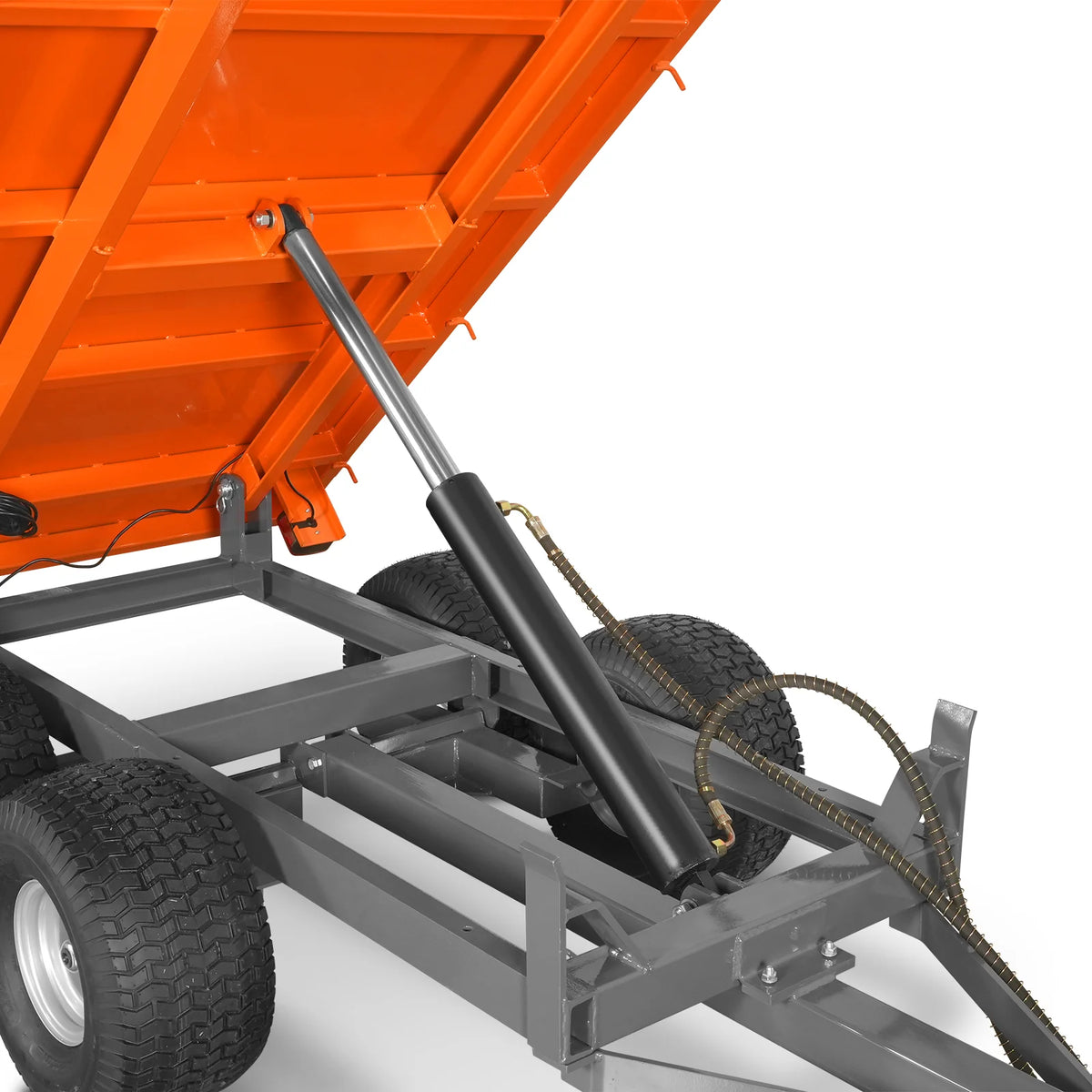 MechMaxx 2-Ton Capacity Heavy-Duty Dump Trailer, DT4X8W - view 11