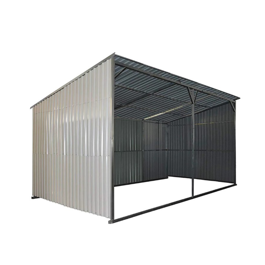 CAEL Verzinkter Weideunterstand 19′ x 12′ x 10′ – 16-GA-Rahmen