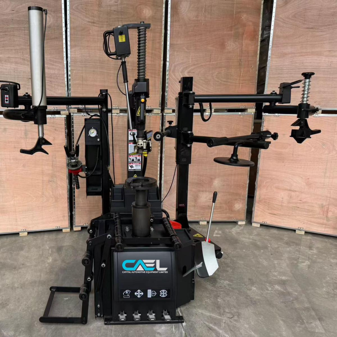 CAEL TC300 Démonte-pneus – serrage extérieur 14"–30", châssis renforcé