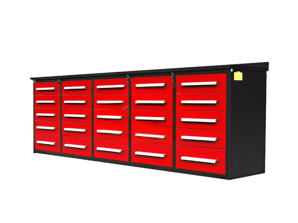 CAEL Tool Box 25DD Servante d’atelier – 2 870 mm, 320 kg, 3 sections
