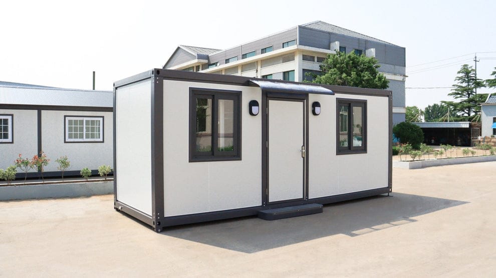 CAEL MOC20-BBK-110V 20 ft Mobile Office Cabin – Bedroom, Bathroom, Kitchen