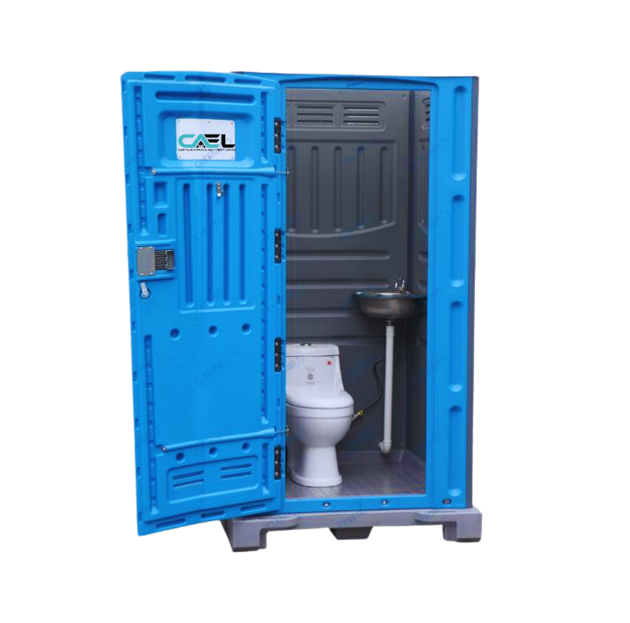 CAEL HDC mobile Toilette mit Dusche – Spülbare HDPE-Einheit