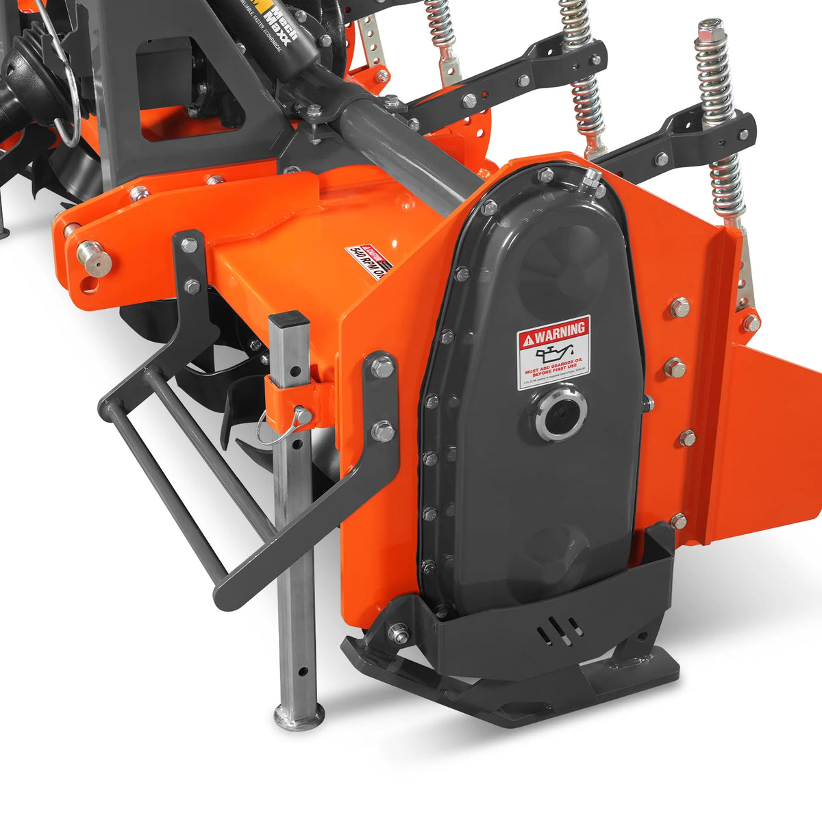 90 in Heavy Duty Rotary Tiller, 3 Point Hitch Cat.2, Gear Drive, PTO Shaft Included with Slip Clutch, 50-90 HP - view 20