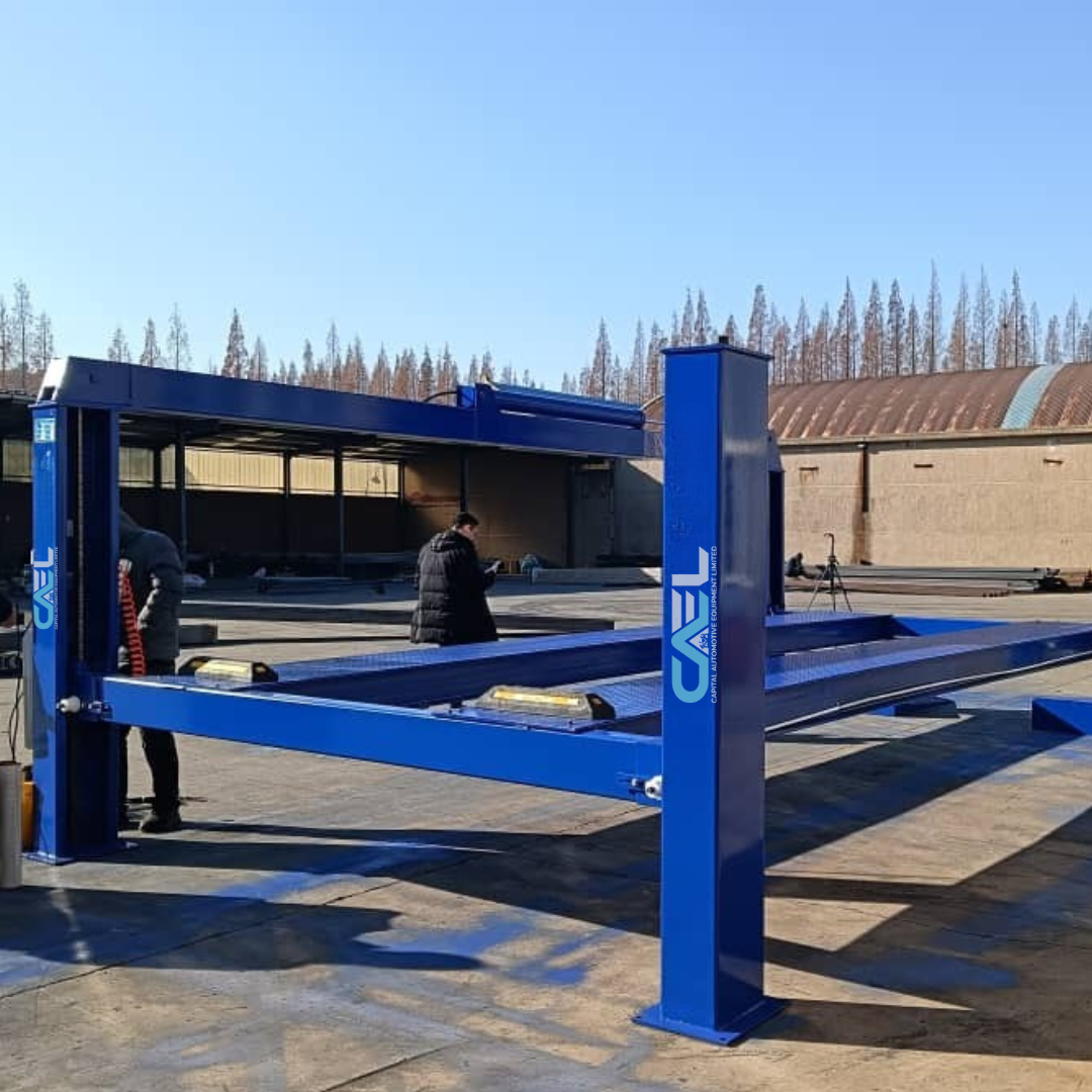 CAEL H10T Four-Post Heavy-Duty Lift – 10 Ton (22,046 lb)