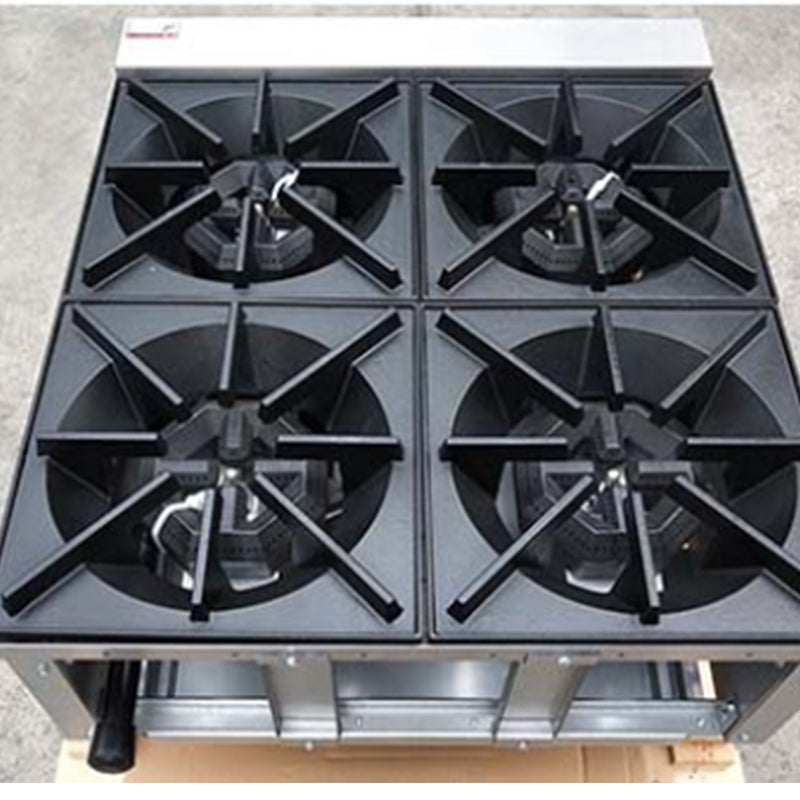 Réchaud à gaz de comptoir CAEL EHP-4S 4 feux – 25 000 BTU/hr par brûleur