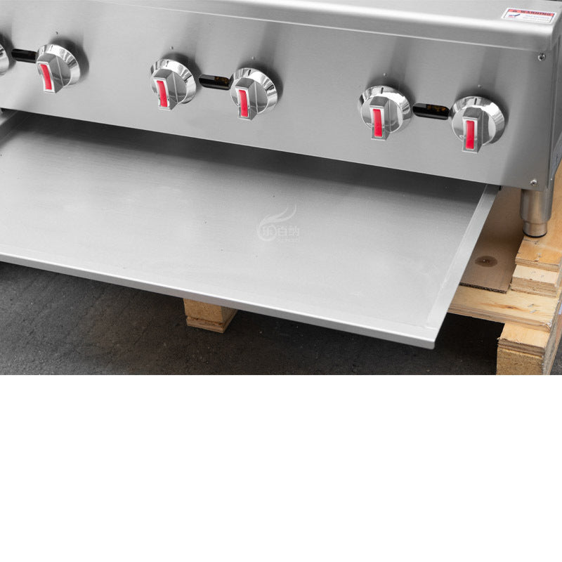 CAEL EHP-6S Cuisinière à gaz de comptoir pro – 6 feux, 150 000 BTU/hr