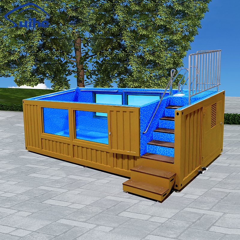 Piscine conteneur CAEL CP-2040 – modèles modulaires de 20 ft et 40 ft