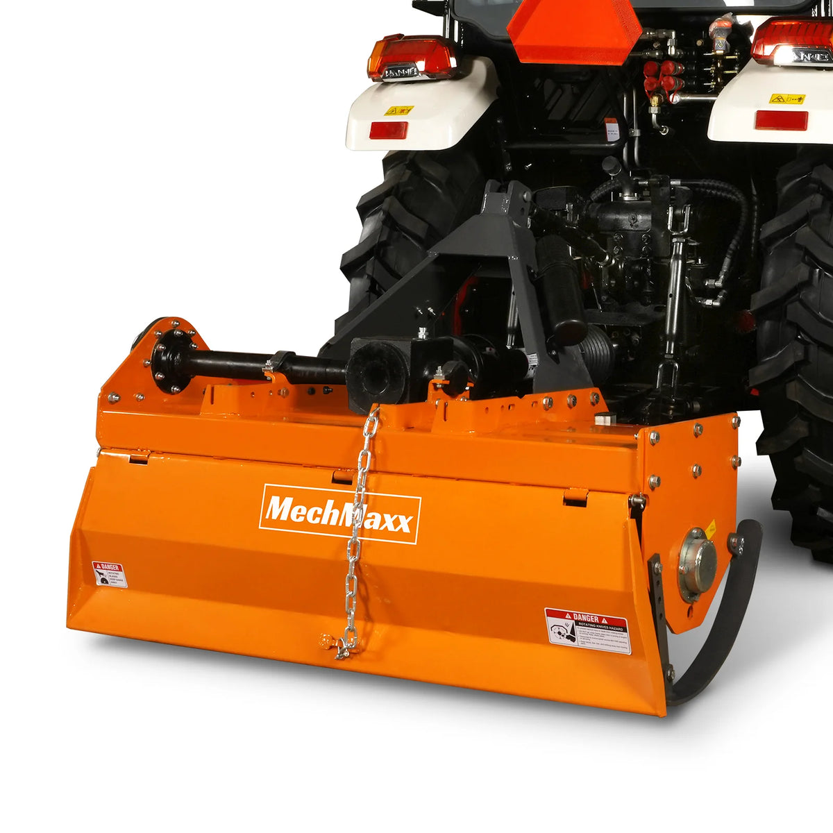 4.5FT 3-Point Gear Drive Rotary Tiller, 25-45HP Tractor, PTO Shaft Included (With Slip Clutch), Cat. 1 Hookup, - view 16