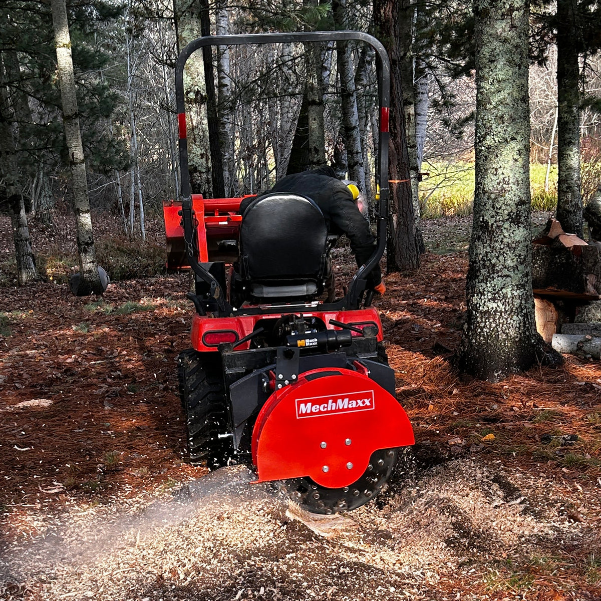 3-Point PTO Stump Grinder & Forestry Log Skidding Winch Bundle, SG24 & FW8800 - view 3