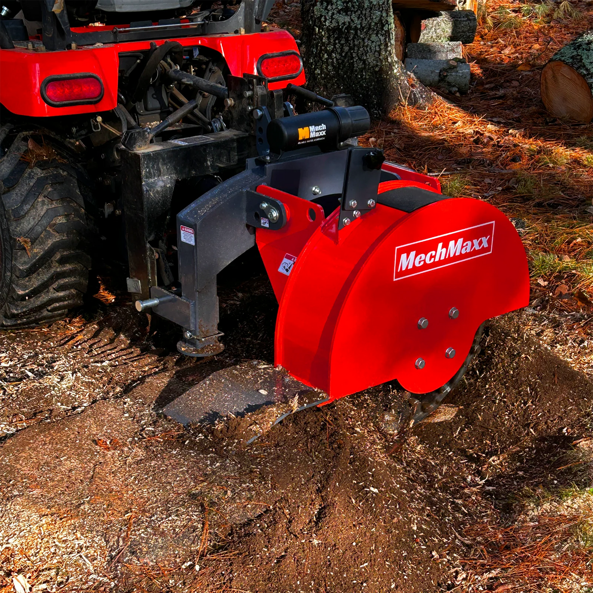 3-Point Hitch PTO Stump Grinder with 34 Carbide Teeth (PTO Shaft Included), for 15-45HP Tractor, SG24 - view 6