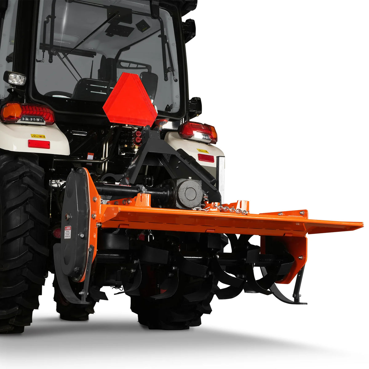 4FT 3-Point Gear Drive Rotary Tiller, 18-35HP Tractor, PTO Shaft Included (With Slip Clutch), Cat. 1 Hookup, R - view 13