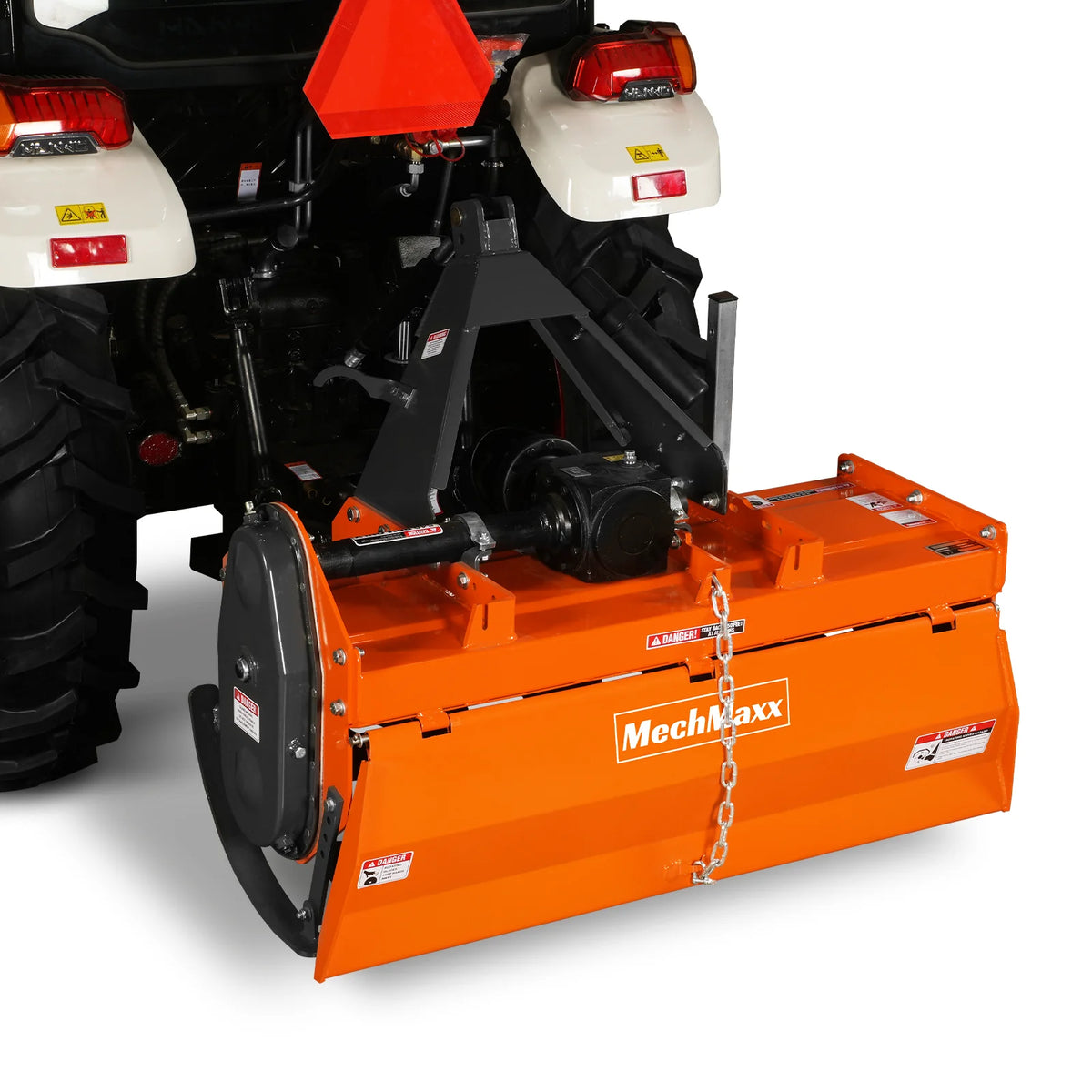 4FT 3-Point Gear Drive Rotary Tiller, 18-35HP Tractor, PTO Shaft Included (With Slip Clutch), Cat. 1 Hookup, R - view 10