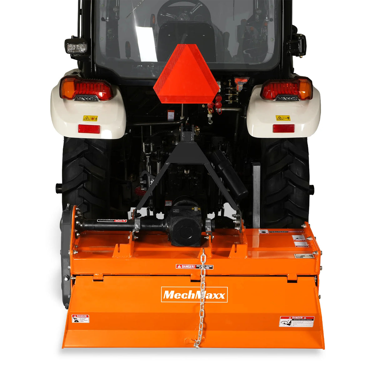 4FT 3-Point Gear Drive Rotary Tiller, 18-35HP Tractor, PTO Shaft Included (With Slip Clutch), Cat. 1 Hookup, R - view 11