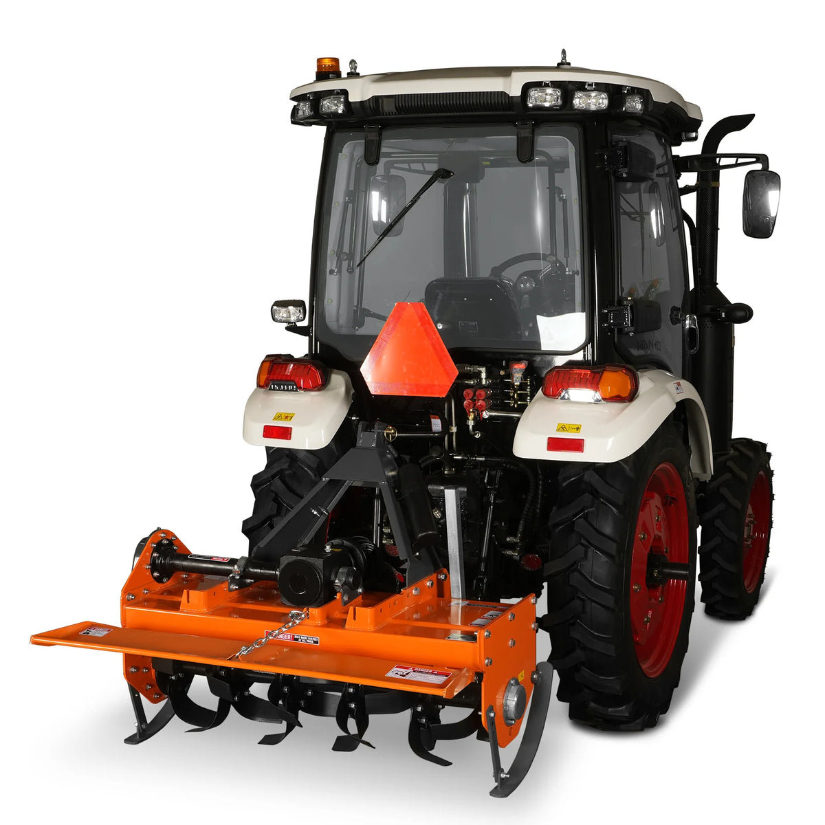 4FT 3-Point Gear Drive Rotary Tiller, 18-35HP Tractor, PTO Shaft Included (With Slip Clutch), Cat. 1 Hookup, R - view 9