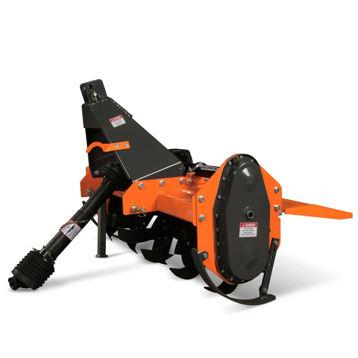 4.5FT 3-Point Gear Drive Rotary Tiller, 25-45HP Tractor, PTO Shaft Included (With Slip Clutch), Cat. 1 Hookup, - view 17