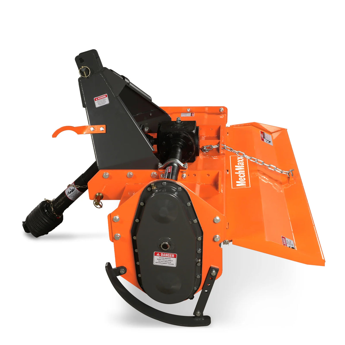 4.5FT 3-Point Gear Drive Rotary Tiller, 25-45HP Tractor, PTO Shaft Included (With Slip Clutch), Cat. 1 Hookup, - view 13