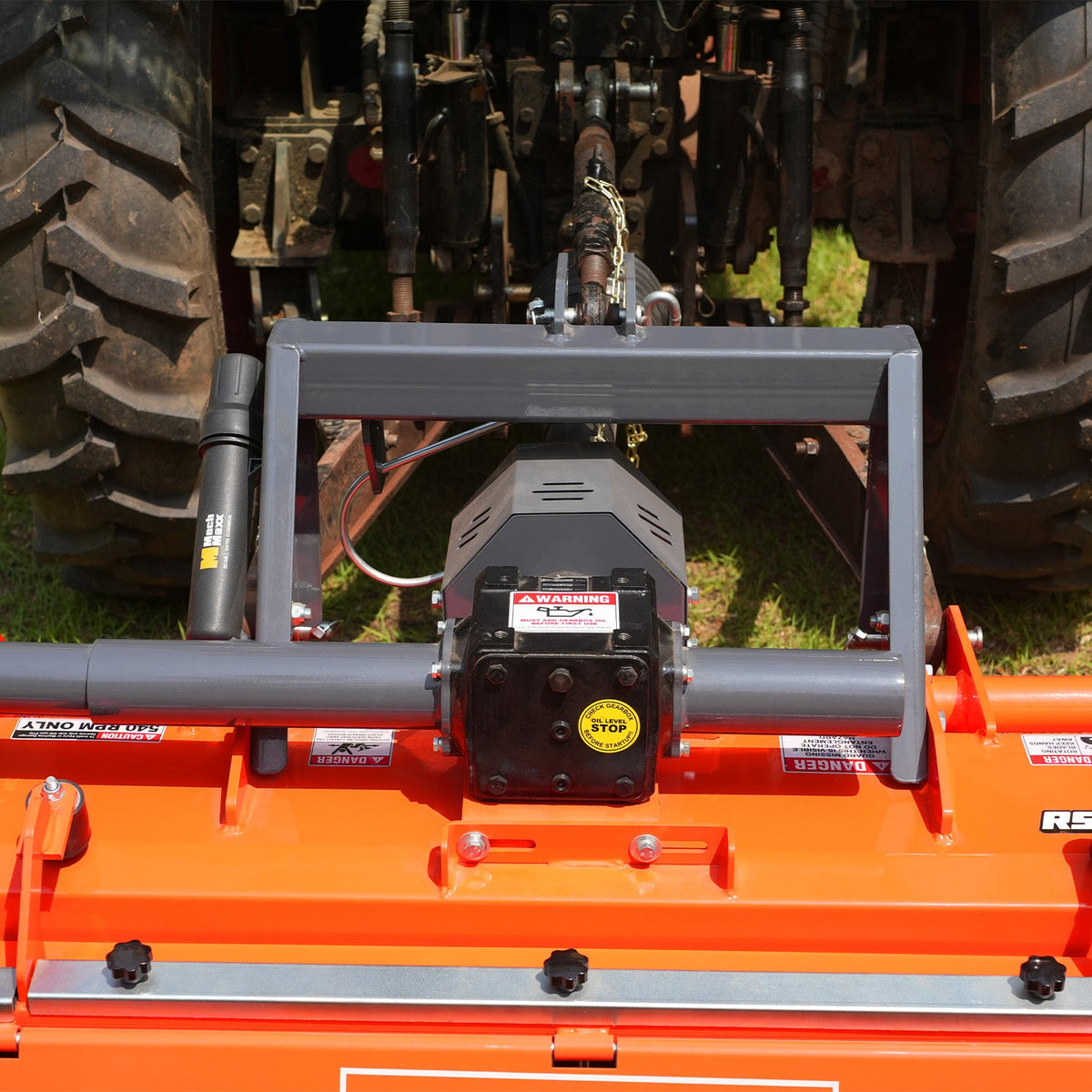 48 in Stone Burier Reverse Rotary Tiller, 3 Point Hitch Cat.1, Chain Drive, PTO Shaft Included with Slip Clutc - view 12