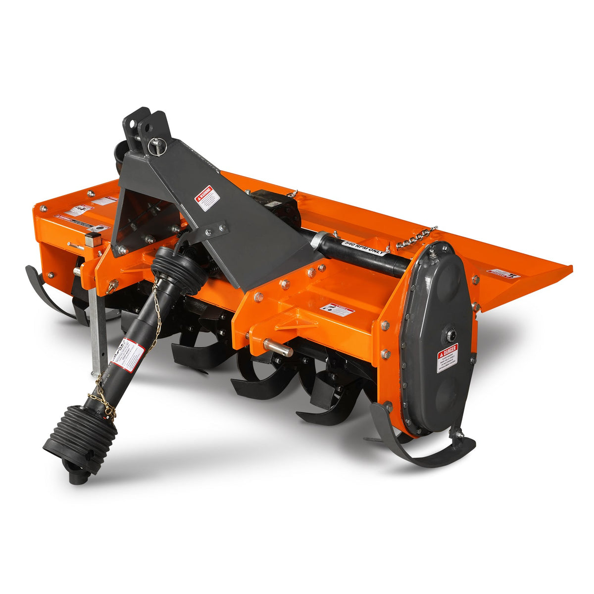 5FT 3-Point Gear Drive Rotary Tiller, 25-50HP Tractor, PTO Shaft Included (With Slip Clutch), Cat. 1 &2 Hookup - view 17