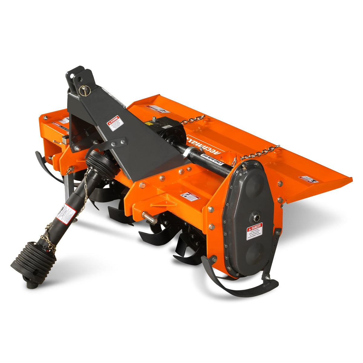 5FT 3-Point Gear Drive Rotary Tiller, 25-50HP Tractor, PTO Shaft Included (With Slip Clutch), Cat. 1 &2 Hookup - view 15
