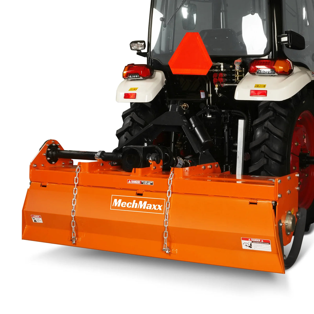 6FT 3-Point Gear Drive Rotary Tiller, 30-60HP Tractor, PTO Shaft Included (With Slip Clutch), Cat. 2 Hookup, R - view 19