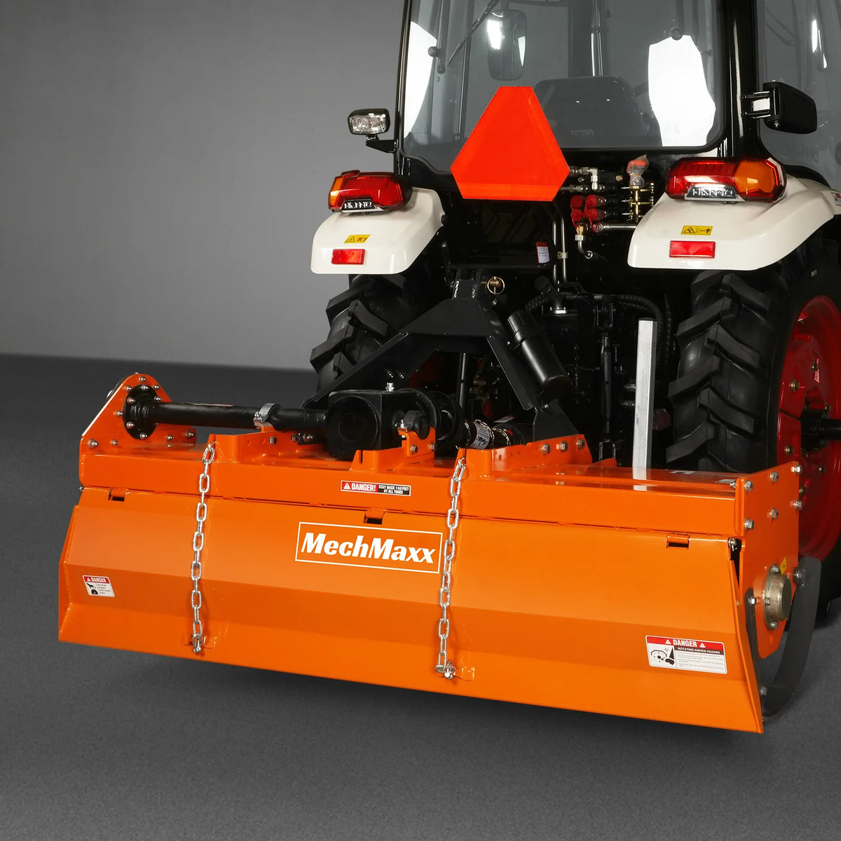 6FT 3-Point Gear Drive Rotary Tiller, 30-60HP Tractor, PTO Shaft Included (With Slip Clutch), Cat. 2 Hookup, R - view 5