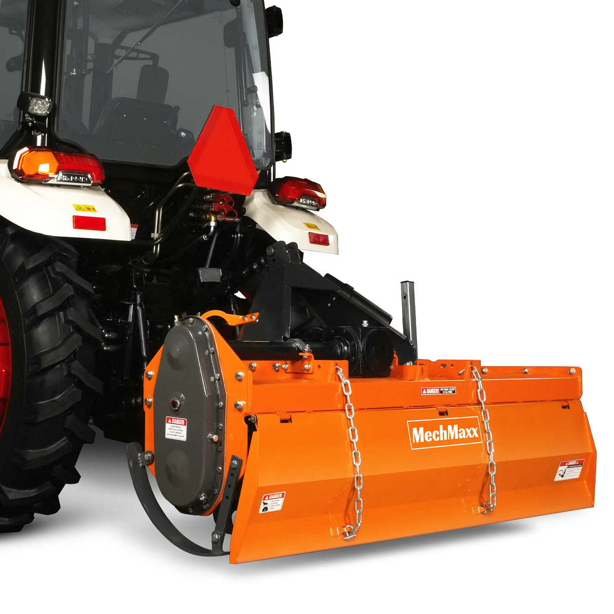 6FT 3-Point Gear Drive Rotary Tiller, 30-60HP Tractor, PTO Shaft Included (With Slip Clutch), Cat. 2 Hookup, R - view 20