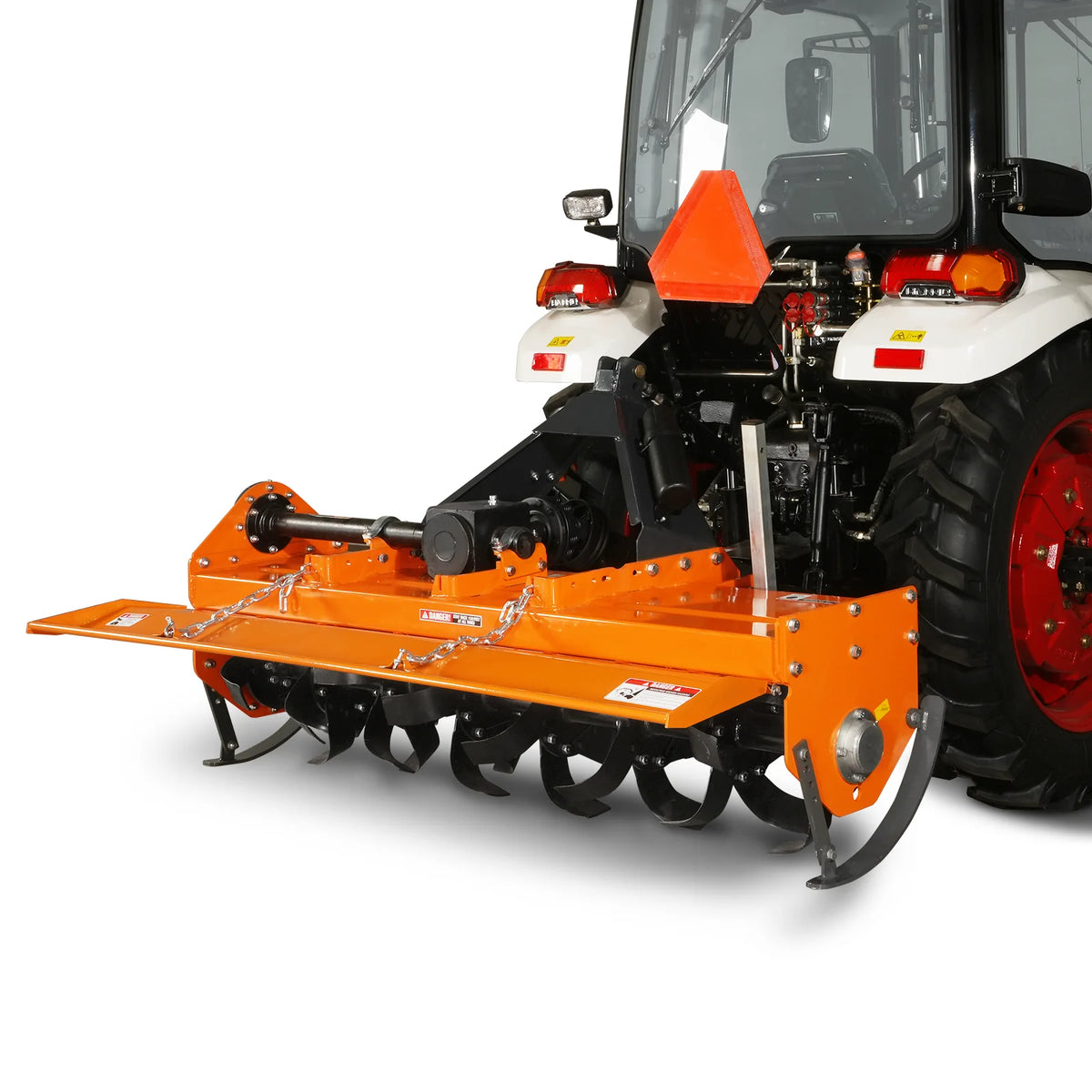 6FT 3-Point Gear Drive Rotary Tiller, 30-60HP Tractor, PTO Shaft Included (With Slip Clutch), Cat. 2 Hookup, R - view 13